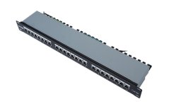 CTnet patch panel 24 port FTP cat.5e, 1U