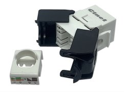 CTnet keystone UTP RJ45 cat.6, samozářezový, bílý