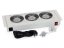 RAC-CH-X26-X1 - 19“ ventilačná jednotka pro nástěnné rozvádzače Triton RUA, 3 ventilátory