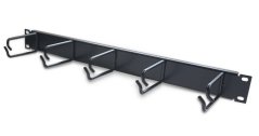 19‘‘ vyvazovací panel 1U, 5 x háček velký