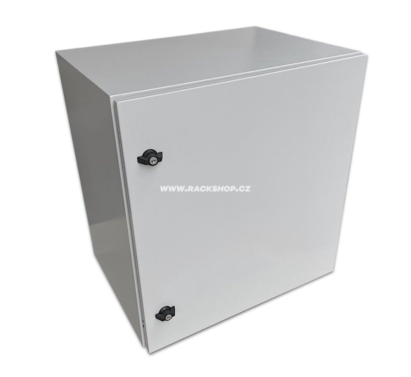 19" venkovní rozvaděč 6U š.600mm hl. 400mm, krytí IP55, dveře plechové