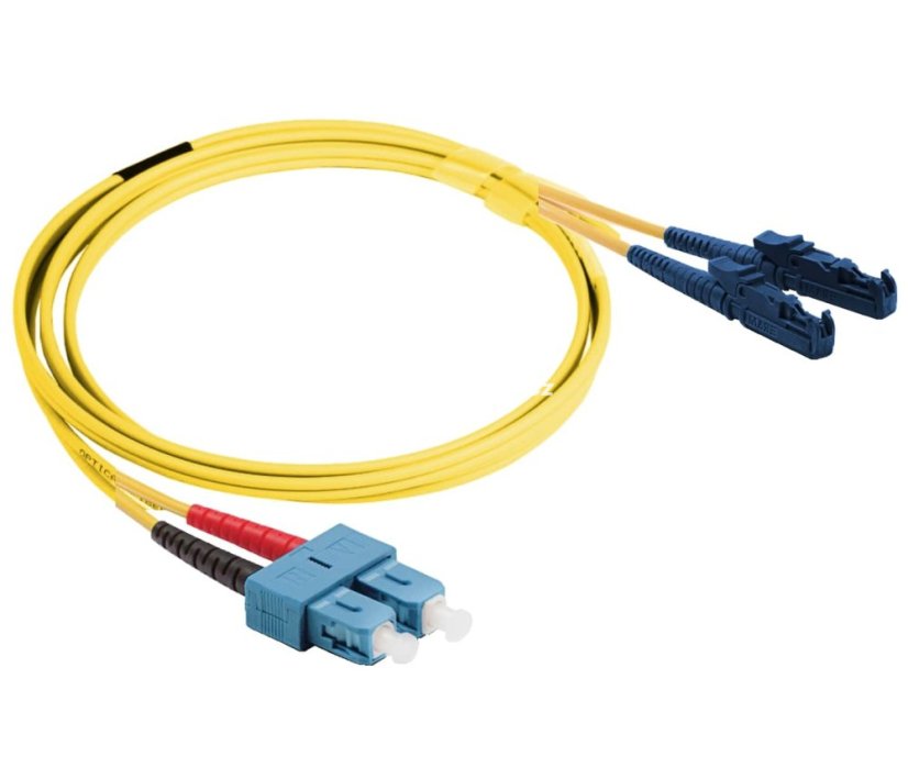 Optický patchkabel E2000/PC-SC/PC 9/125 OS2 - Délka: 1m