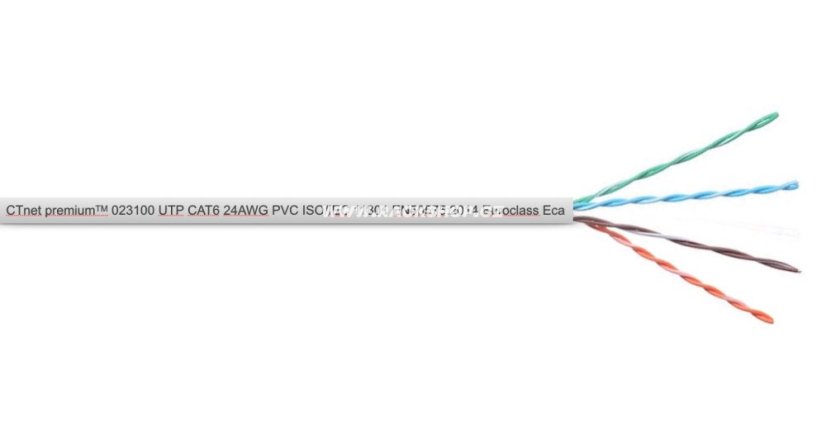 CTnet kabel UTP cat.6 lanko PVC