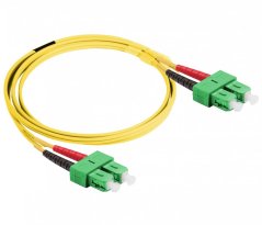 Optický patchkabel SC/APC-SC/APC 9/125 OS2, G567A1,  1m