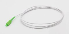 Pigtail SC/APC Uni-tube 9/125 OS2, G657A2, 3mm, bílý, 20m