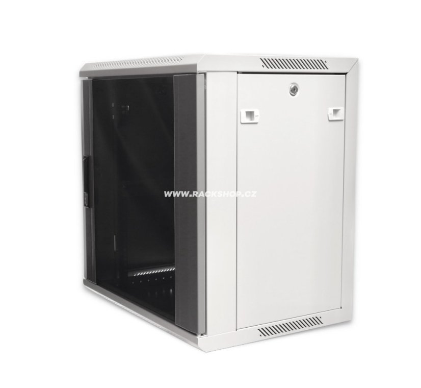 CTnet 19" rozvaděč 6U 450mm - Barva: Černá