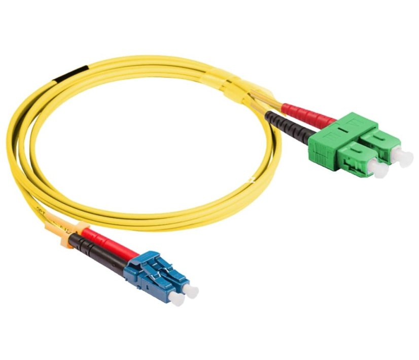 Optický patchkabel SC/APC-LC/UPC 9/125 OS2, G567A1, detail