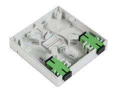 OZI2 - optická zásuvka na omítku pro 2xSC/ 2xLC adaptéry