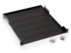 RAB-UP-750-A1 - 19“ polica s perforací 1U 750mm
