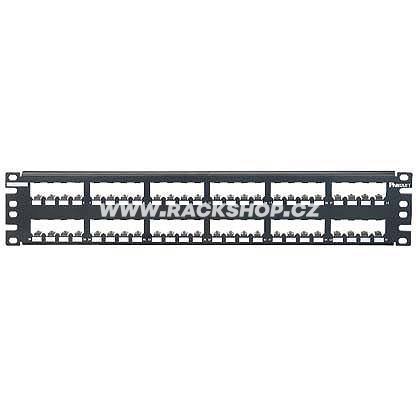 Panduit patch panel CP48BLY neosazený 1U pro 48 modulu MiniCom