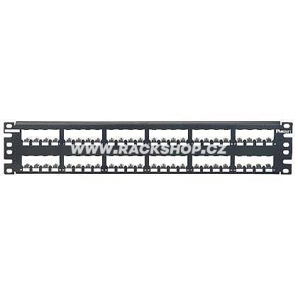 Panduit patch panel CP48BLY neosazený 1U pro 48 modulu MiniCom