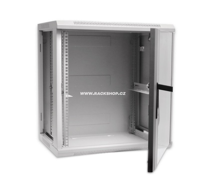 CTnet 19" rozvaděč 6U 450mm - Barva: Černá