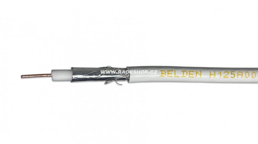 Koaxiální kabel Belden H125AL PVC 75ohm - Balení (m): 100