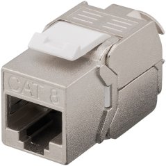 CTnet keystone STP RJ45 cat.8, samozářezový 