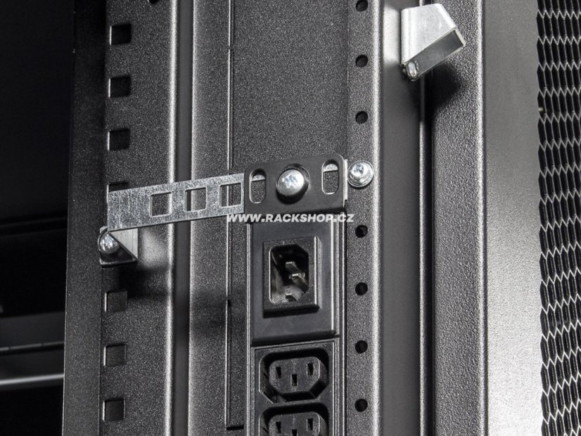 RAX-DR-X11-X1, Držák PDU 1U do skeletu rozvaděče RTA, RYA, RDA, RDE, RSX, detail