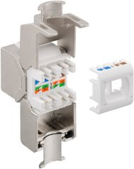 CTnet keystone STP RJ45 cat.8, samozářezový, IDC 
