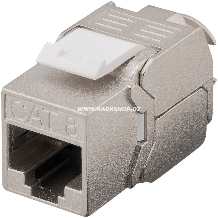 CTnet keystone STP RJ45 cat.8, samozářezový 