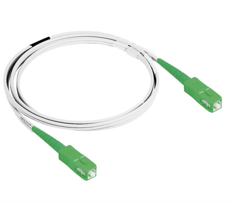 Optický patchkabel SC/APC-SC/APC 9/125 OS2, G567A1,  1m