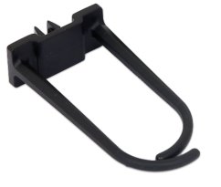 RAB-MS-X21-X1 - Plastový háčik velký pro vedení kábeláže, černý
