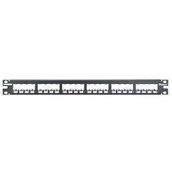 Panduit patch panel CP24BLY neosazený 1U pro 24 modulu Panduit MiniCom