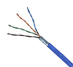 CTnet kabel FTP cat.5e, drát, LSZH 