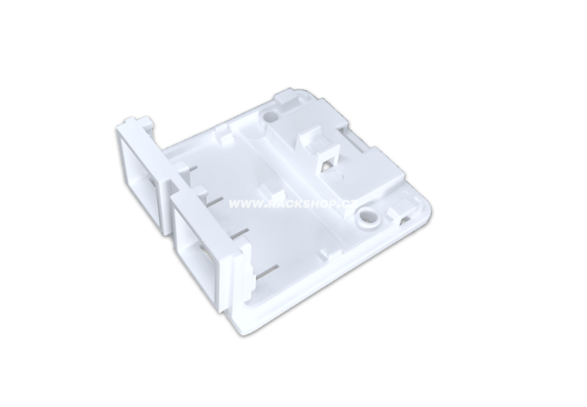 Zásuvka pro 2 keystone typ O - rozložená zásuvka