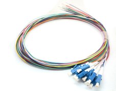 Pigtail LC 9/125 OS2 G567A barevná sada 12pcs 2m