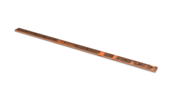 RAX-ZL-X02-A3 - 19“ zemnící lišta horizontální s otvory, měď  5 x 20 mm
