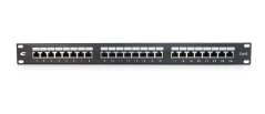CTnet Patch panel 24 port UTP cat.6, 1U, 24x RJ45