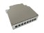 Opticky box na DIN listu 8x SC (LC), 125x132x35mm