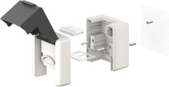 Venkovní datová zásuvka IP44, pro 2x keystony/ RJ-45