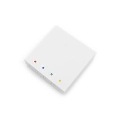 OZI4 - optická zásuvka na omítku/ DIN lištu pro 4xSC/ 4xLC adaptéry, bílá