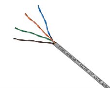 CTnet kabel UTP cat.5e, drát, LSZH 