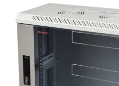 CTnet 19" nástěnný rozvaděč SLIM 6U, hl.300mm
