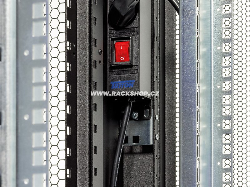 RAX-DR-X11-X1, Držák PDU 1U do skeletu rozvaděče RTA, RYA, RDA, RDE, RSX, detail