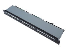 CTnet Patch panel 24 port FTP cat.6, 1U