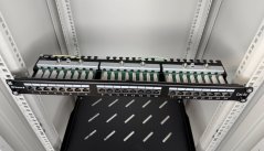 CTnet patch panel 24 port FTP cat.5e, 1U