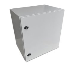 19" venkovní rozvaděč 6U š.600mm hl. 400mm, krytí IP55, dveře plechové