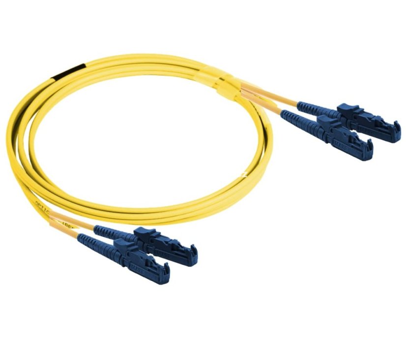 Optický patchkabel E2000/PC-E2000/PC 9/125 OS2 - Délka: 2m