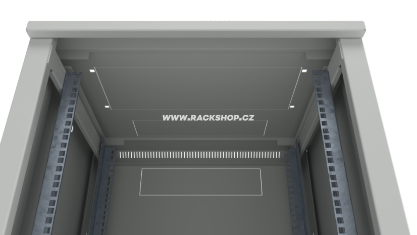19“rozvaděč CTnet CASA 22U š.600mm hl.600mm, čepice