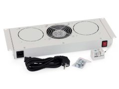 RAC-CH-X24-X1 - 19“ ventilačná jednotka pro nástěnné rozvádzače Triton RUA, 1 ventilátor