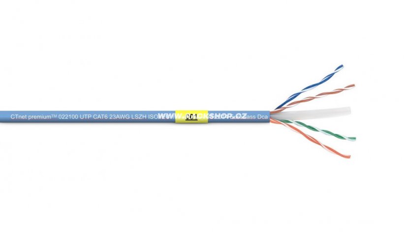 Kabelové štítky 18mm (kabel cat.5e, 6, 6A) - Kabelové štítky: 001-050
