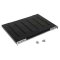 RAB-UP-450-H4 - 19“ Police perforovaná 1U 450mm,  nosnost 150kg