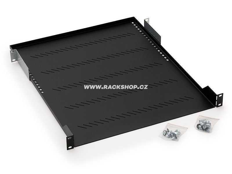 RAB-UP-550-A1 - 19“ Police s perforací 1U 550mm